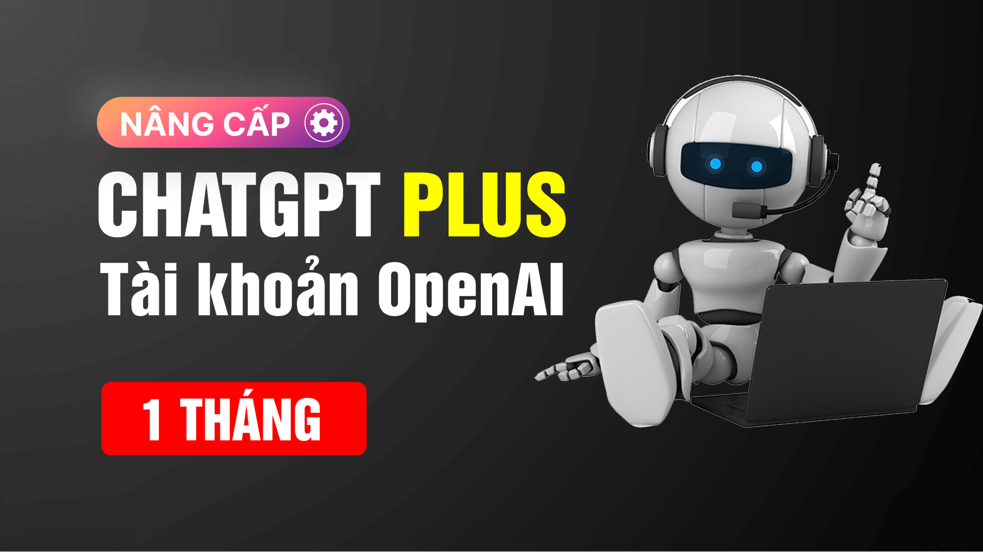 ChatGPT Plus 20$ 1 tháng - Tài khoản dùng riêng