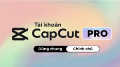 Tài khoản CapCut Pro giá tốt